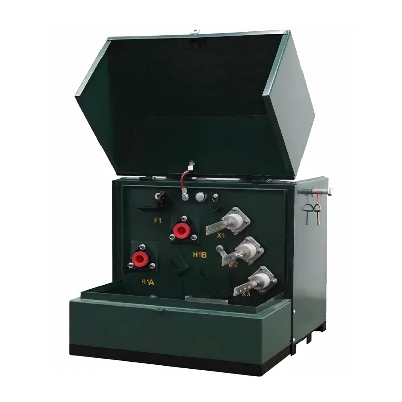 Enfaset padmontert transformator